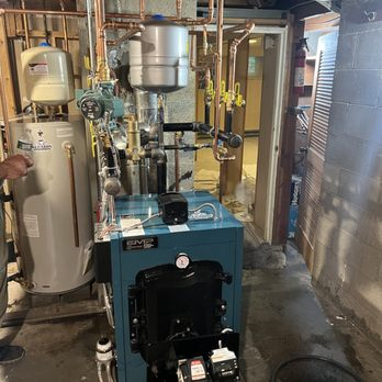 EMC boiler with copper near-boiler piping